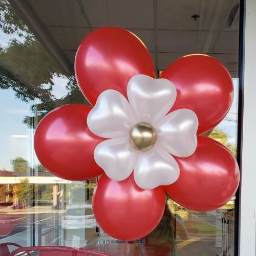 deco balloon flowers, 24 inch, large view