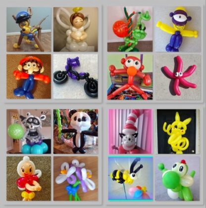 balloon animals and characters MBA