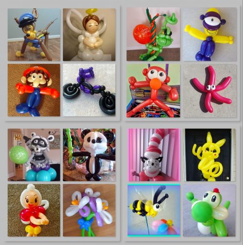 Balloon character, critter and prop sculptures