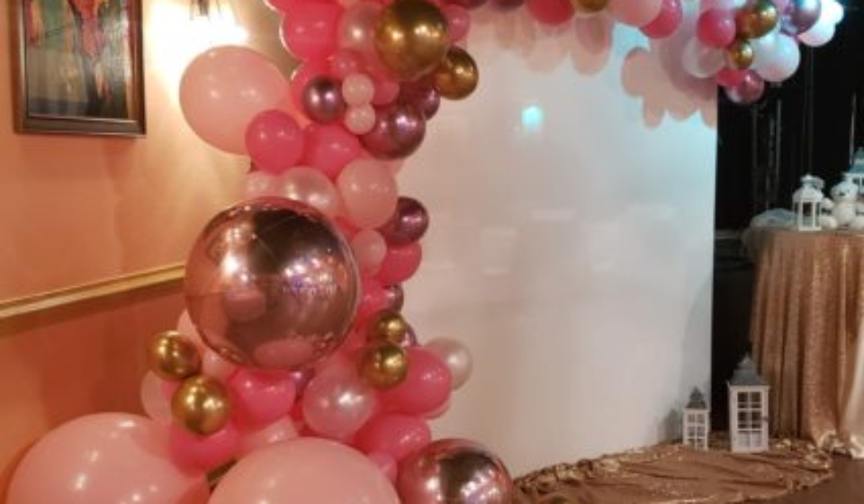 Balloon organic garland 5 (20ft )