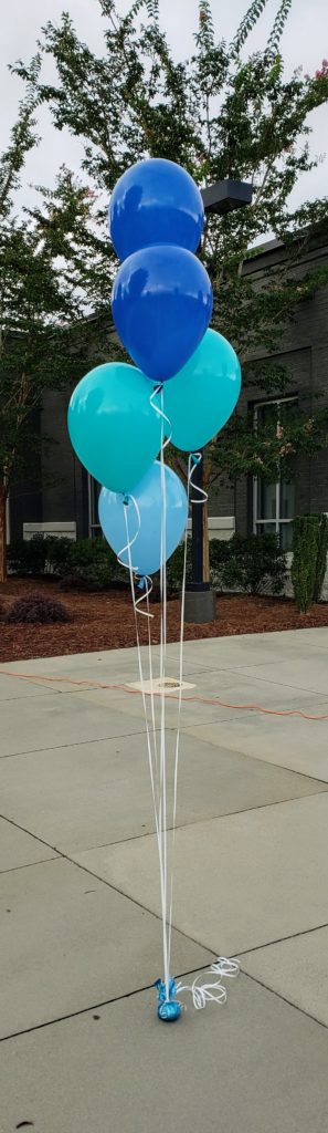 5- balloon bouquet (11inch)