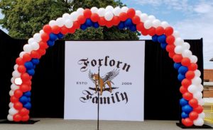 Full structure arch (20Wx16H) patriotic