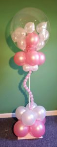 clear bubble 5ft tall column
