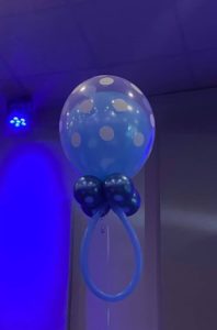 16 inch double, polka, helium, babyshower