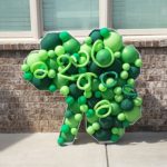 Mosaic shape, custom, clover 5ft
