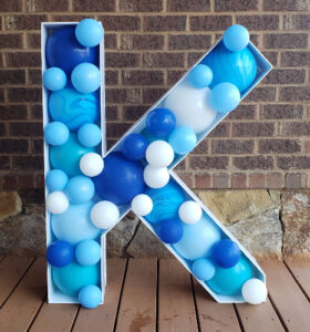 Mosaic letter K ( 46x32 inch)