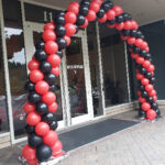 Full structure arch (20 W x 16 H) black, red