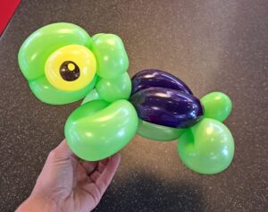 Balloon turtle design